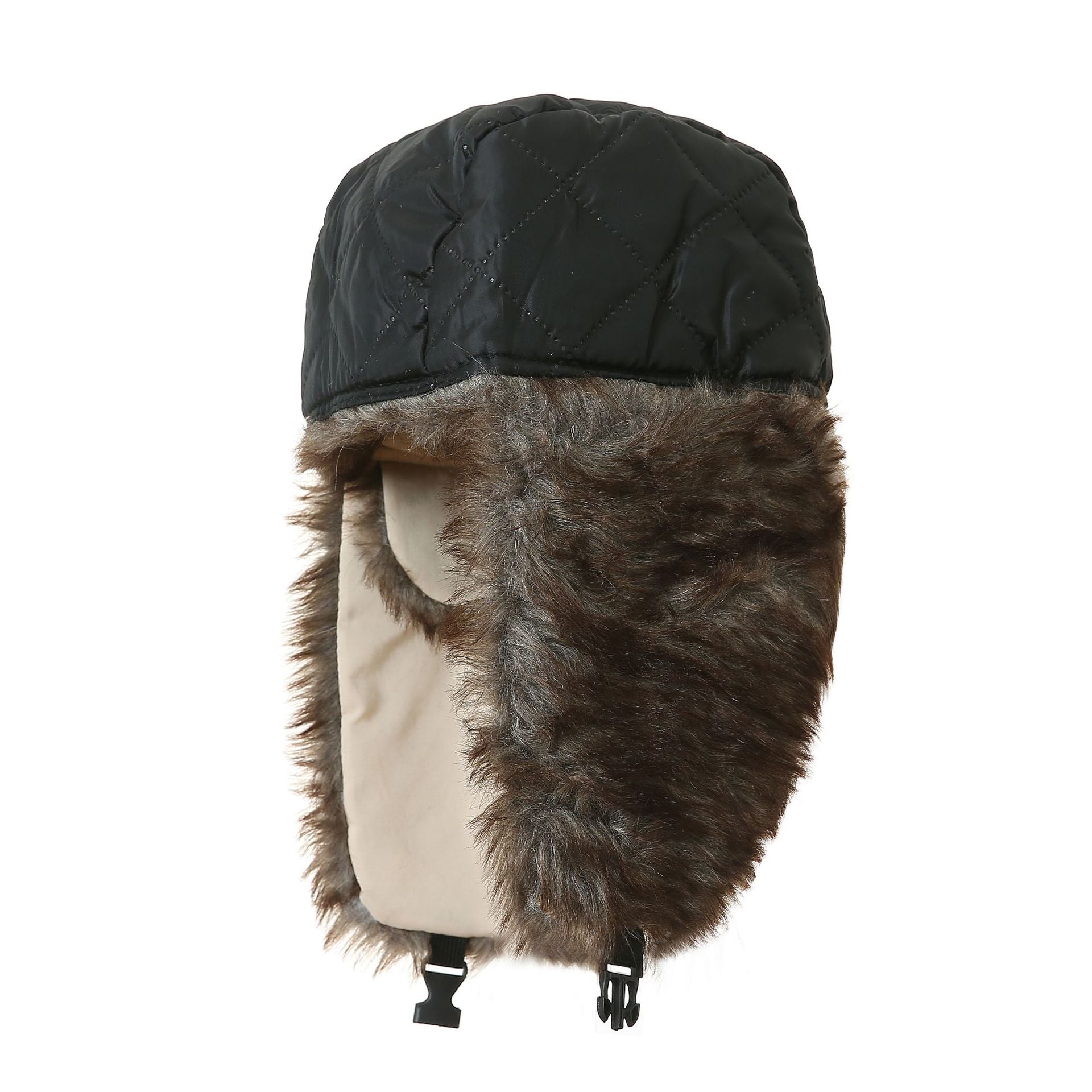 Polyester Velvet Warm Winter Hat with Ear Protection