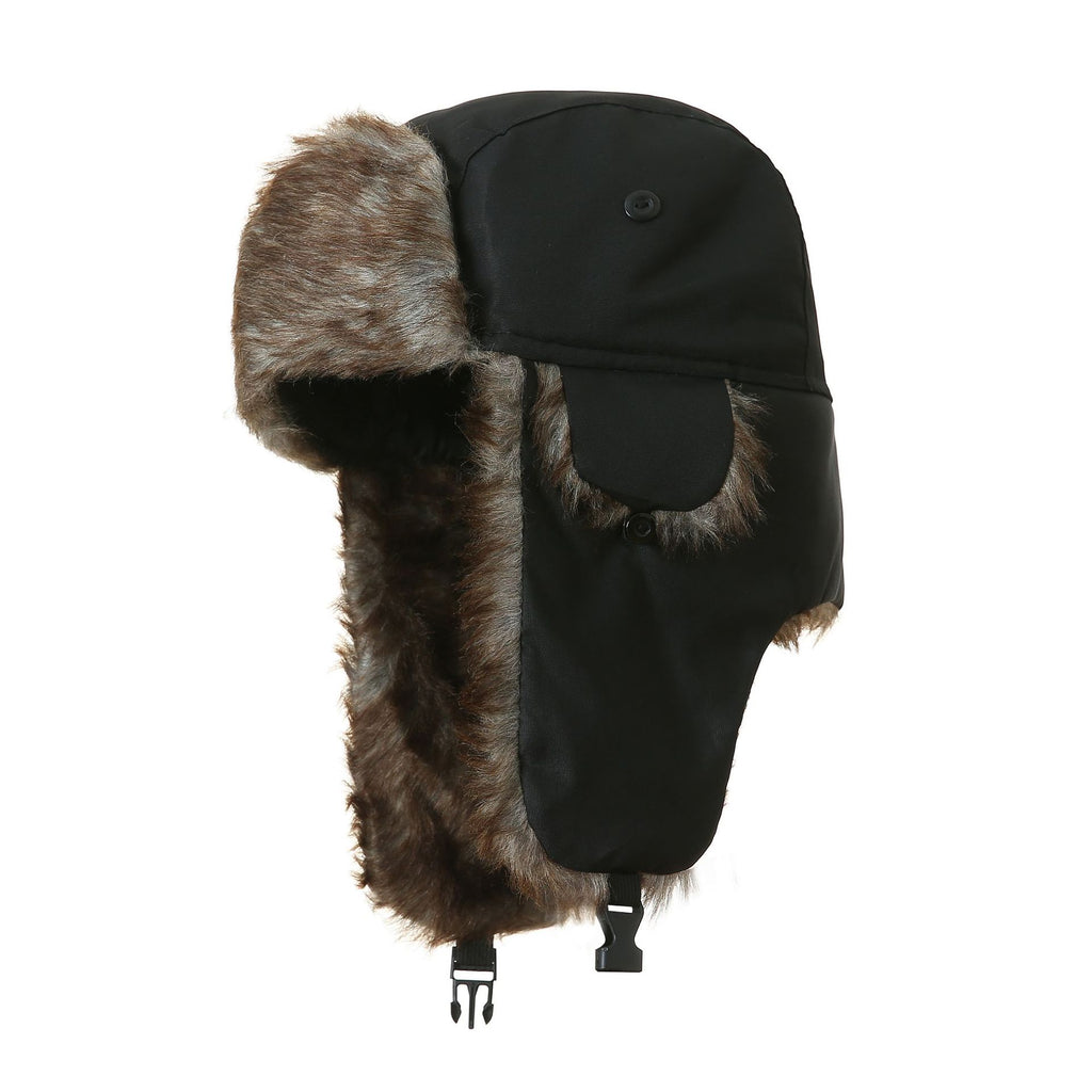 Polyester Velvet Warm Winter Hat with Ear Protection