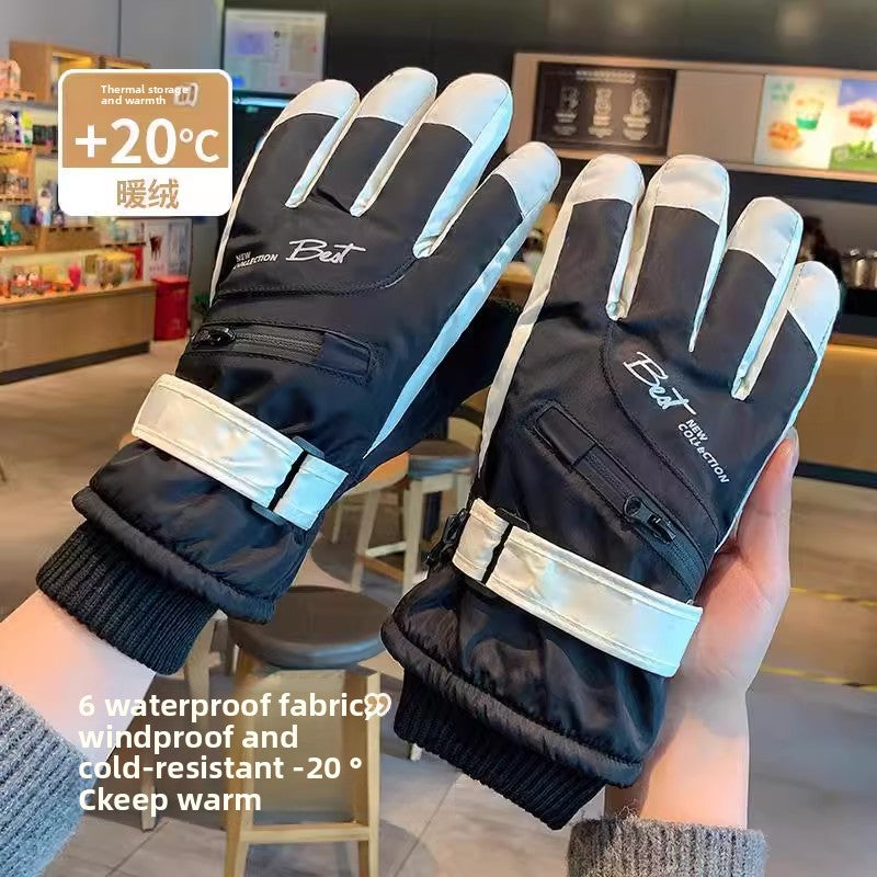 Winter Thermal Touchscreen Ski Gloves Windproof Unisex