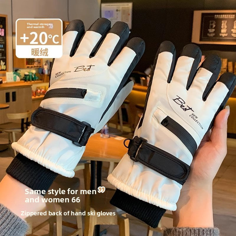 Winter Thermal Touchscreen Ski Gloves Windproof Unisex