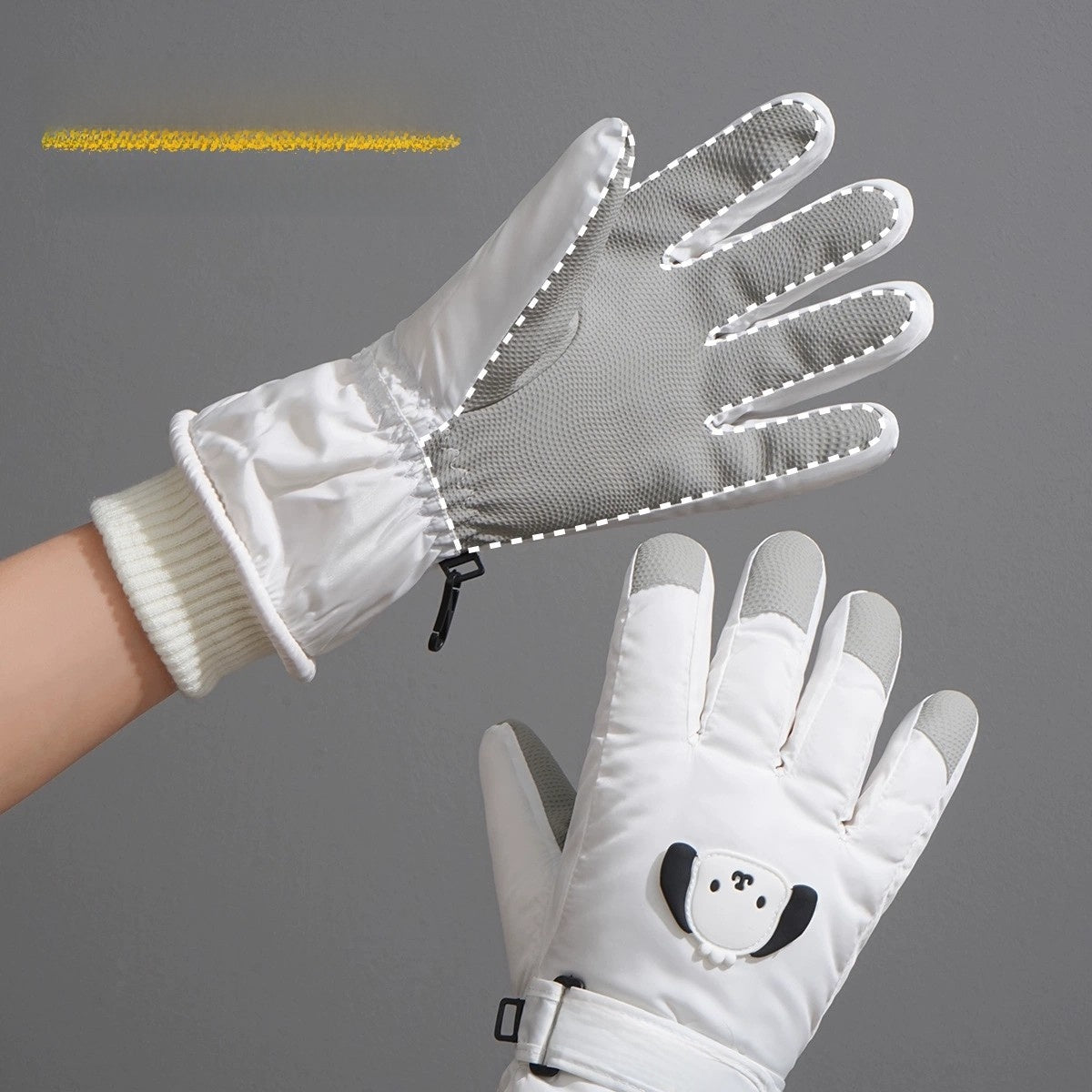 Winter Thermal Touchscreen Ski Gloves Windproof Unisex