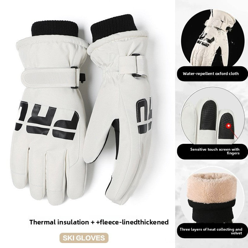 Winter Thermal Touchscreen Ski Gloves Windproof Unisex