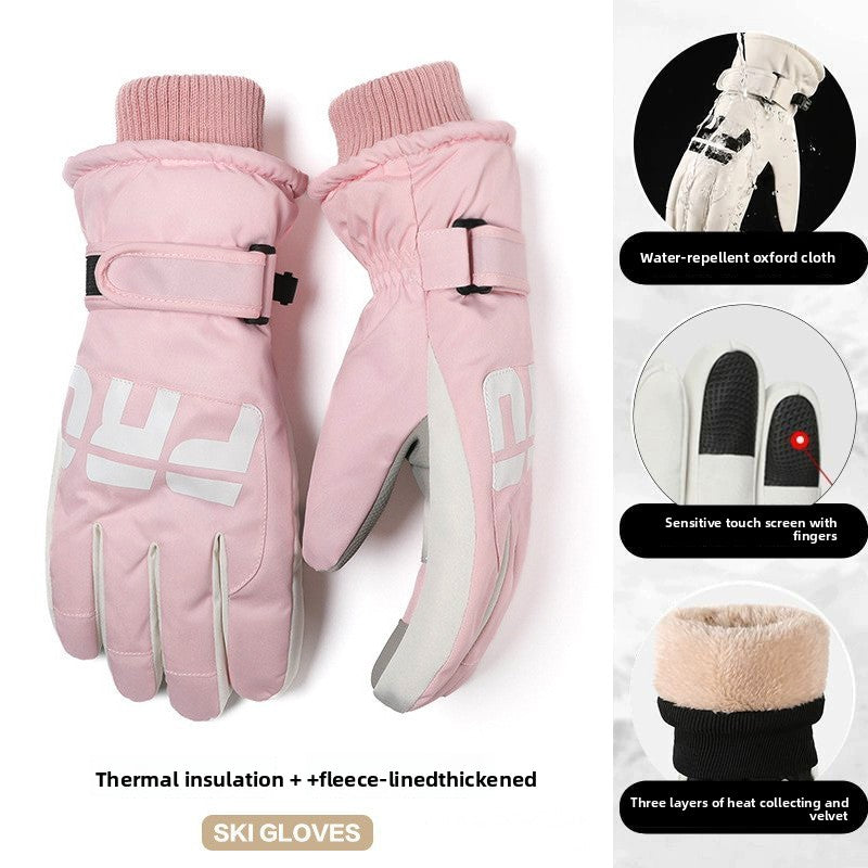 Winter Thermal Touchscreen Ski Gloves Windproof Unisex